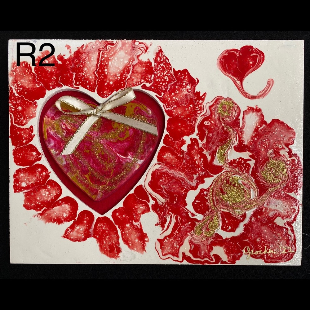 R2 - Hand painted Valentines ❤️ the Ku’uipo Series “my sweetheart”in Hawaiian
